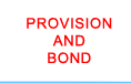 link to provision and bond